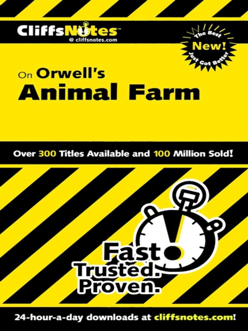 Title details for CliffsNotes on Orwell's Animal Farm by Daniel Moran - Available